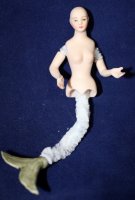 #74 Posable Mermaid: 4"
